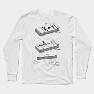 Calendar Vintage Patent Hand Drawing Long Sleeve T-Shirt